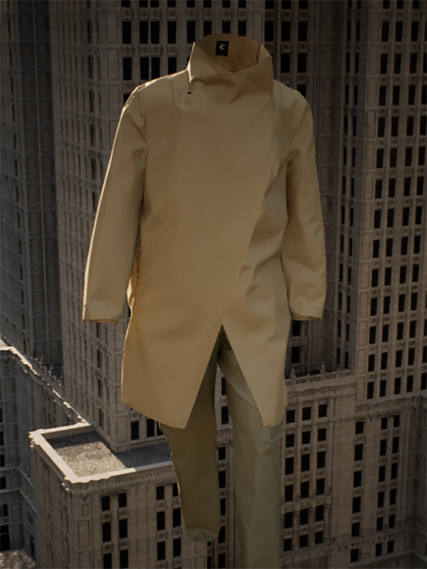 Koto Coat - Natural raw