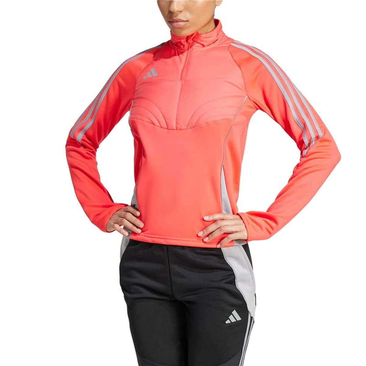 Women’s Sweatshirt without Hood Adidas Winterized Salmon-6