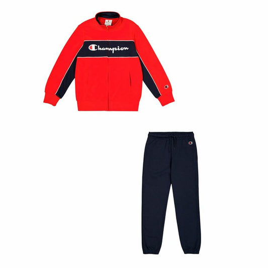Children’s Tracksuit Champion Full Zip Suit Red-0