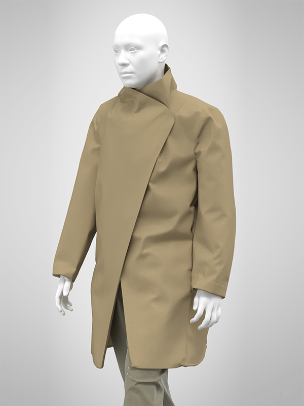 Koto Coat - Natural raw