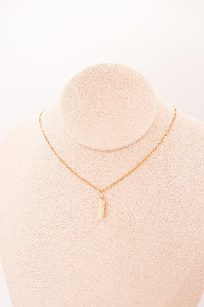 Pendant | Mini Jade Pillars “Plum Blossoms”